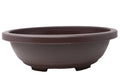 Oval Deep Brown Plastic Bonsai Training Pot B414