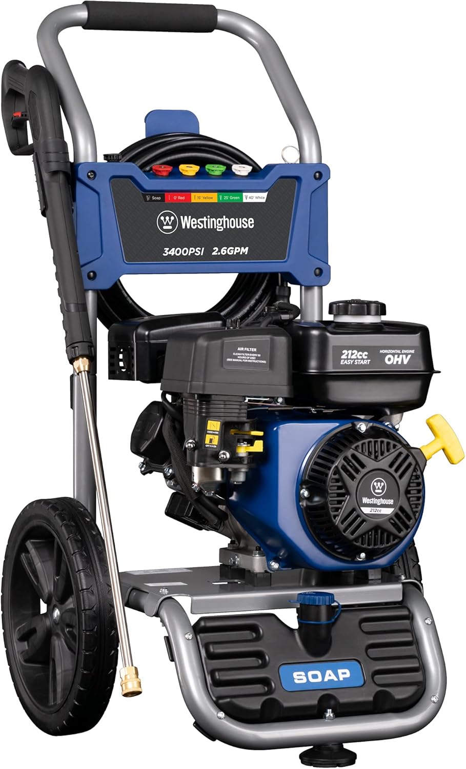 Gas Powered Pressure Washer 3200 PSI 2.5 GPM O55206