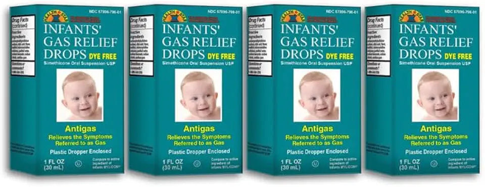 Simethicone Gas Relief Drops 1 Fl Oz Pack of 4 H842