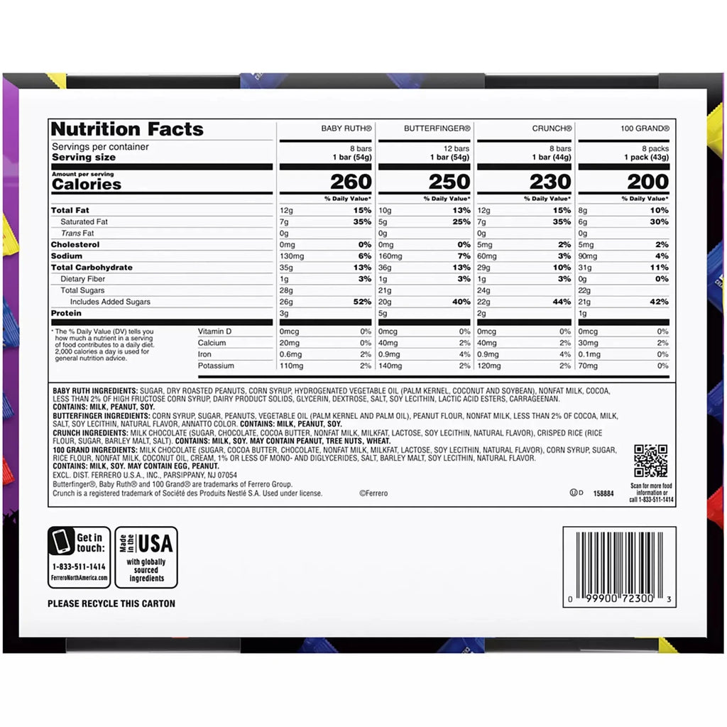 Assorted Candy Bar Multipack (36 Count) B586
