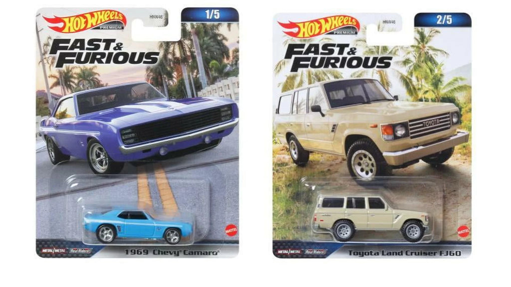 1:64 1969 Chevy Camaro & Toyota Land Cruiser FJ60 C615