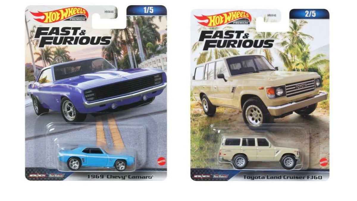 1:64 1969 Chevy Camaro & Toyota Land Cruiser FJ60 C615