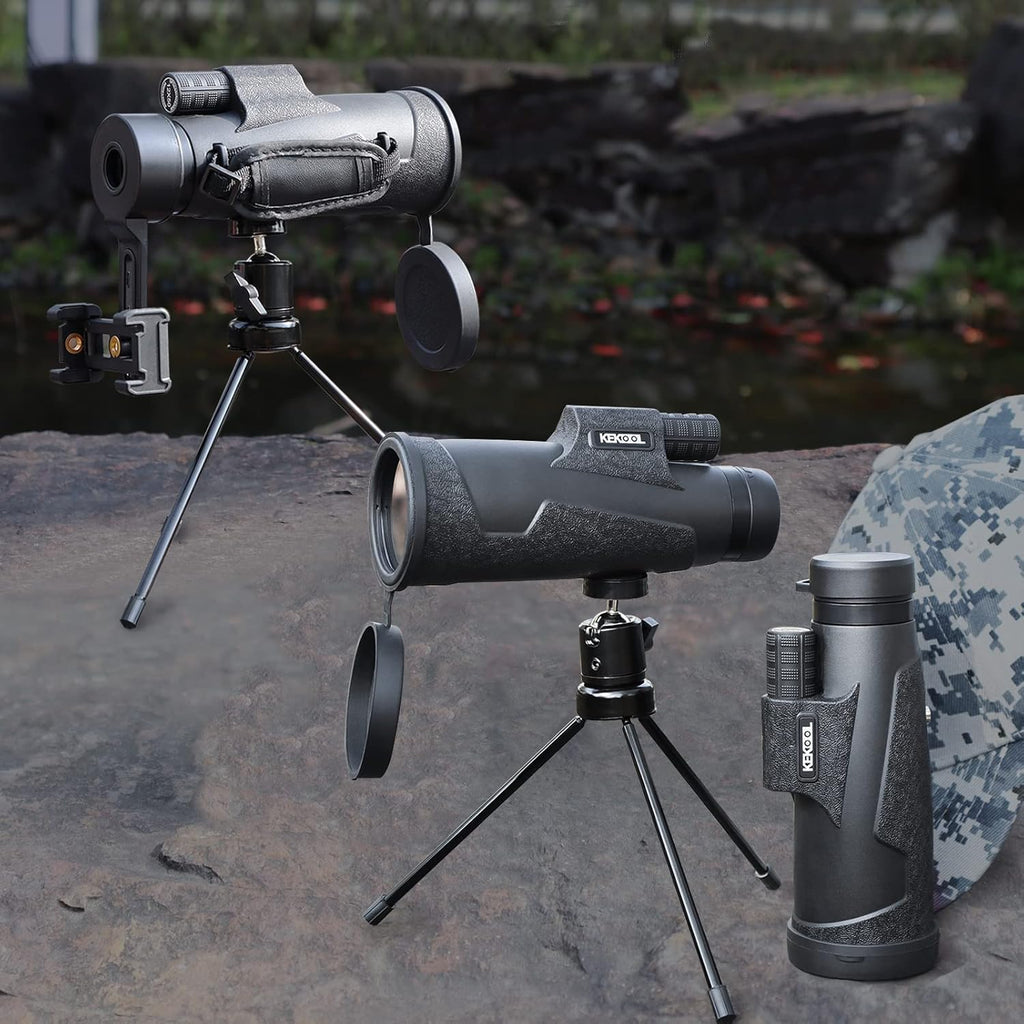 12X50 HD Monocular Telescope with All-Metal Tripod W91469