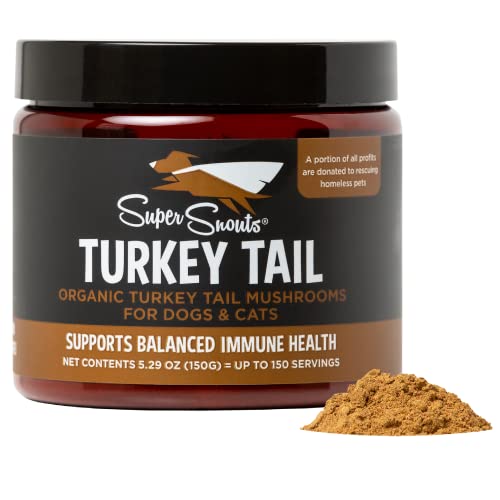 Turkey Tail Mushroom Supplement Powder for Dogs & Cats 5.29 oz W651098