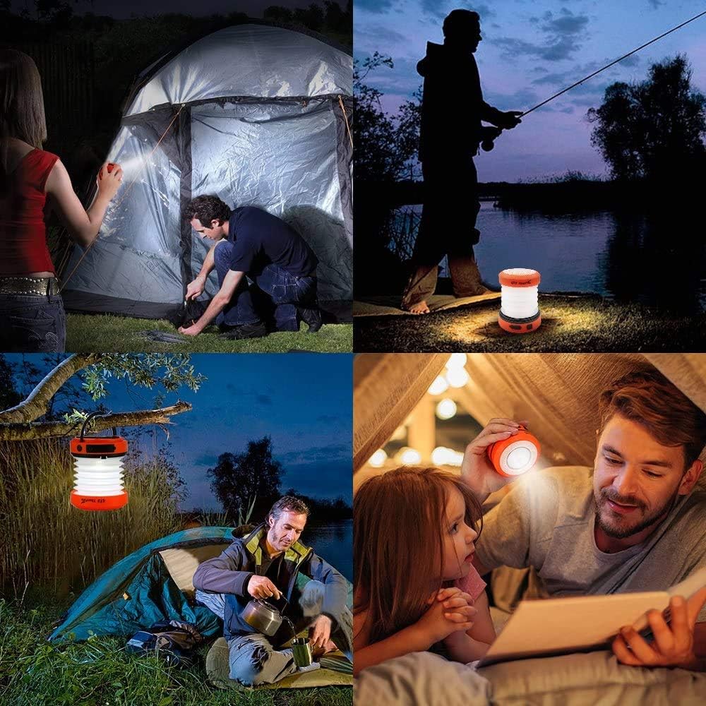 LED Camping Lantern Rechargeable Collapsible Flashlight N28215