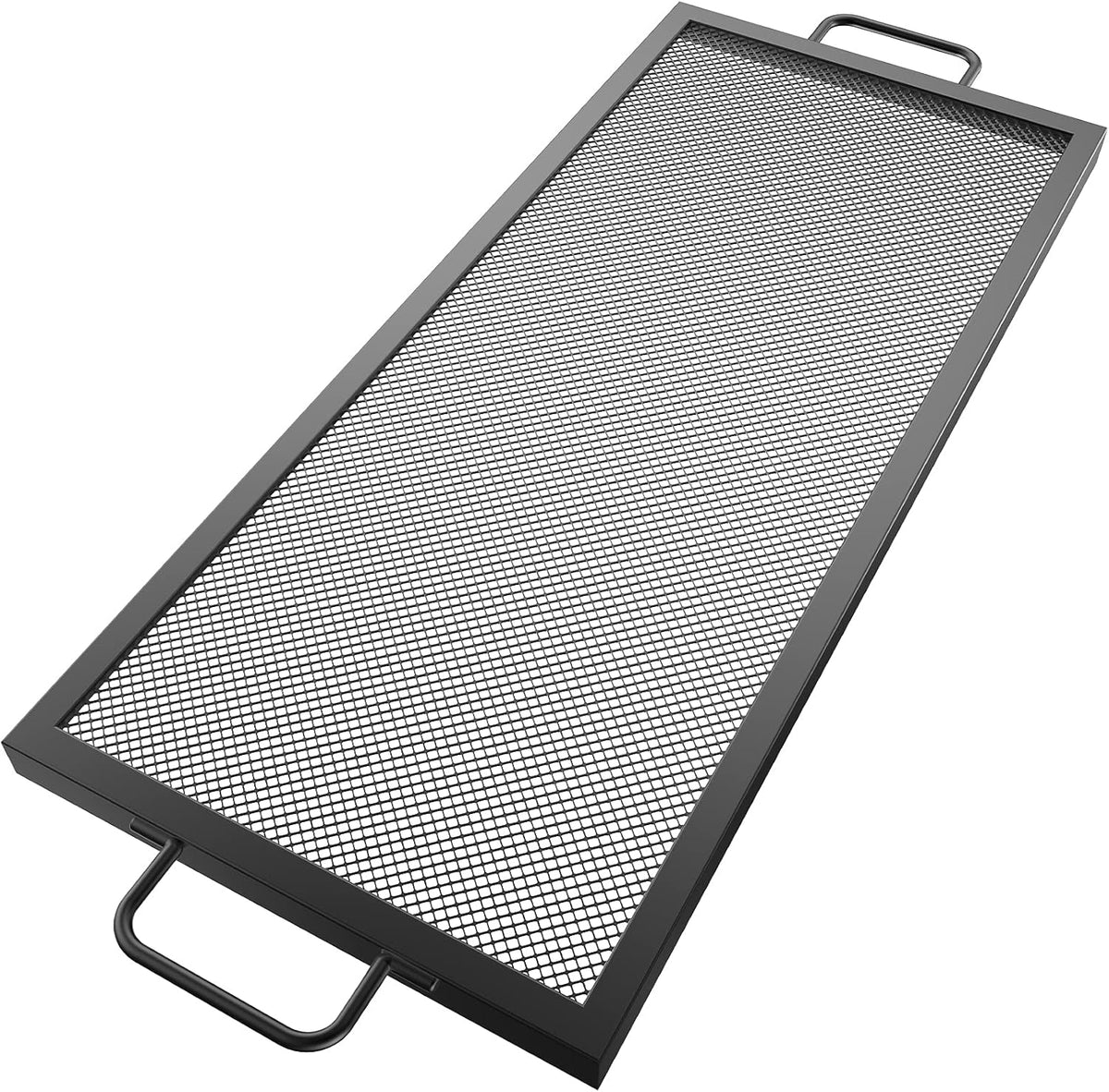32 x 15 inch Black Steel Fire Pit Grill Grate S9162