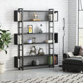 Black 5-Shelf Bookshelf D576123