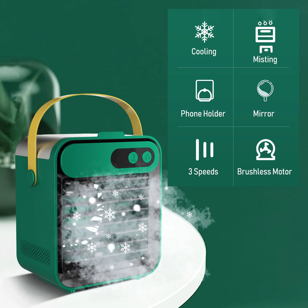 Air Conditioner Fan with Phone Holder 180Ml 3 Speeds H284608