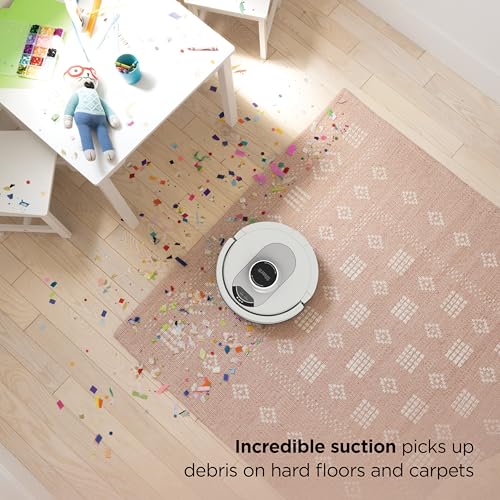 Voice Control Robot Vacuum with Home Mapping, Self-Empty Base, Cool Grey B4855