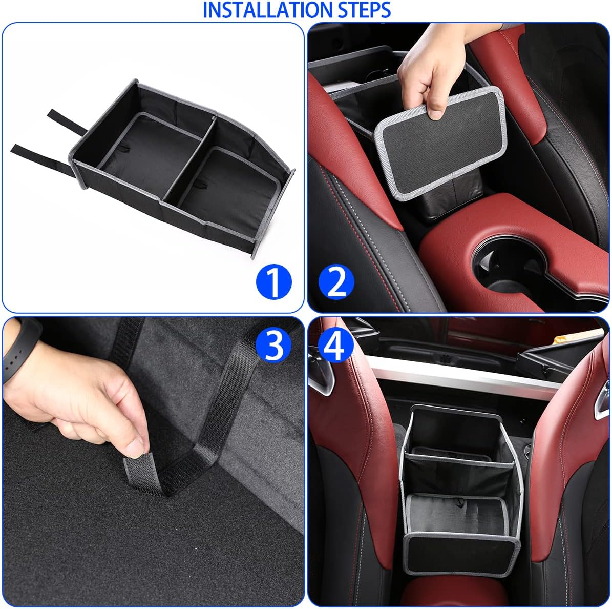 Car Seat Organizer Collapsible Oxford Cloth U35650