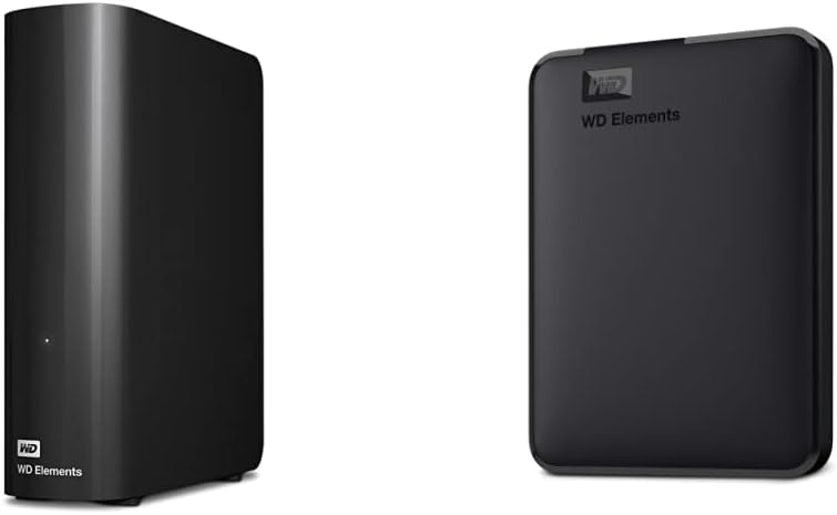10TB Desktop Hard Drive & 2TB Portable External Hard Drive N9863