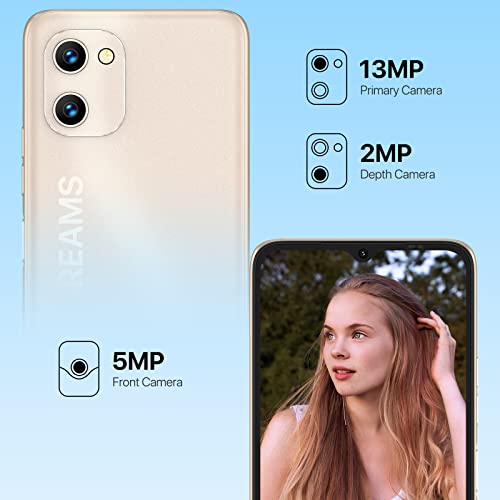Unlocked Smartphone, 3GB+32GB 256GB Expandable, 5150mAh Battery, 6.52" Full Screen, 13MP Camera G581038