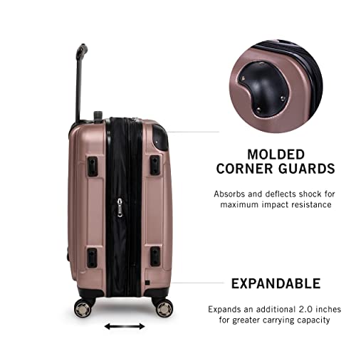 Seafoam 20-Inch Carry On Hardside Suitcase X817