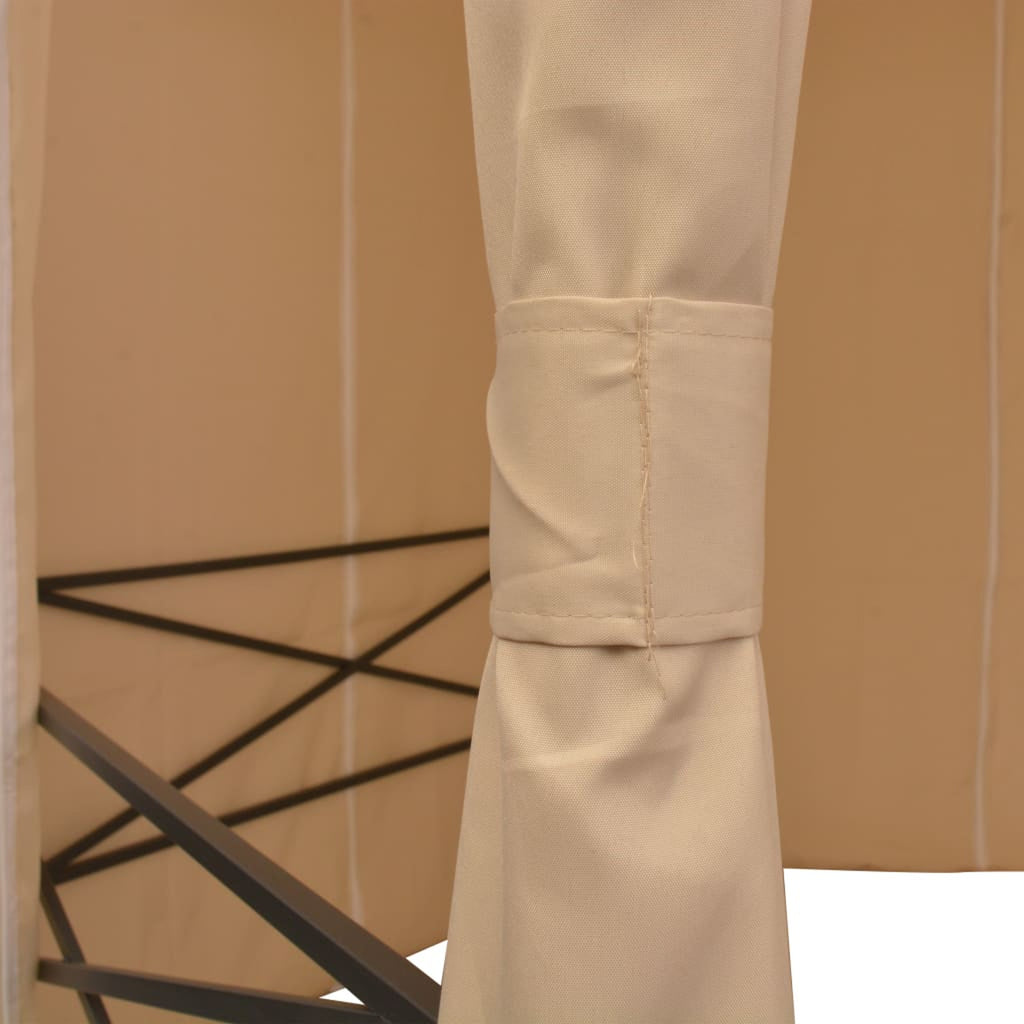 Garden Marquee Pavilion Tent with Curtains 11' 9"x8' 8" V198