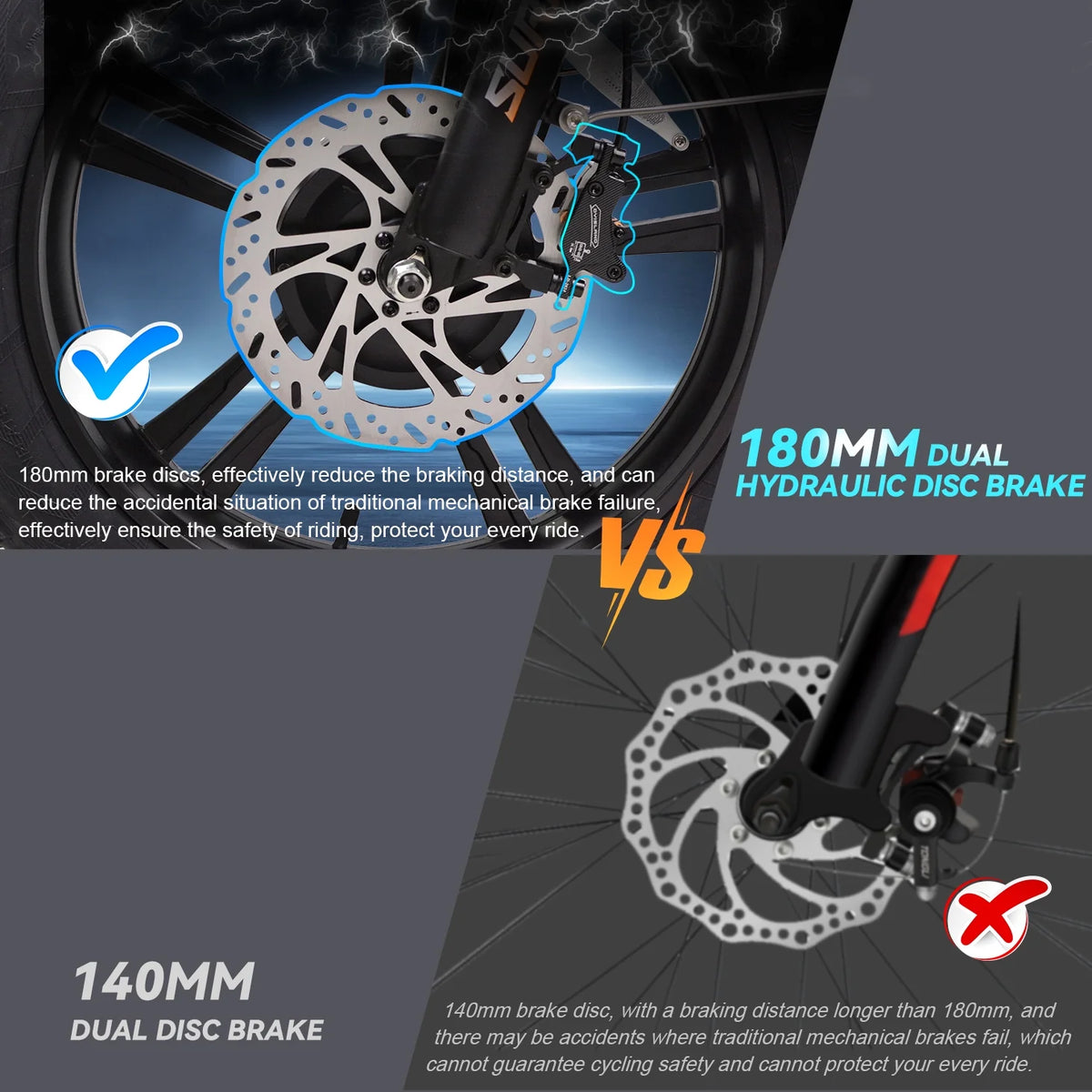 20" Dual Motor 2000W Fat Tire Electric Bike M51495