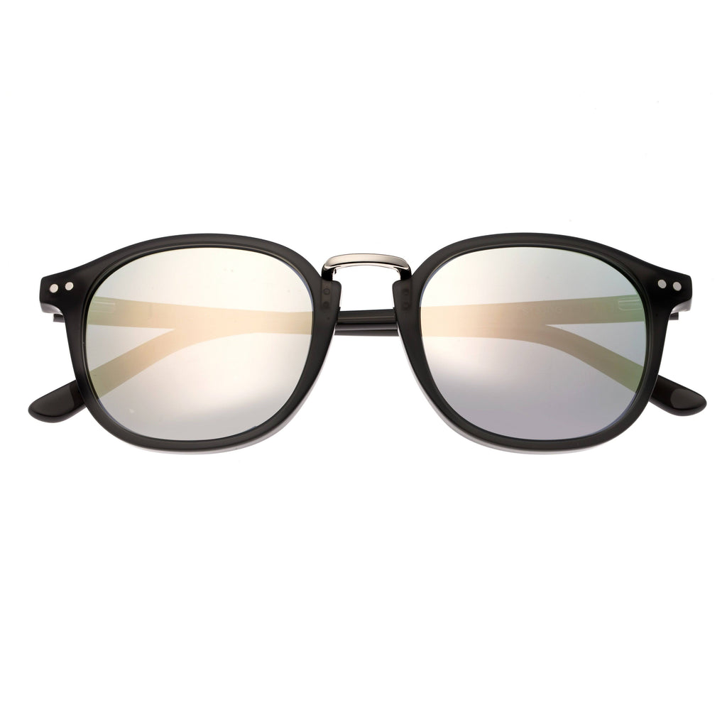 Navy Silver Polarized Sunglasses O915