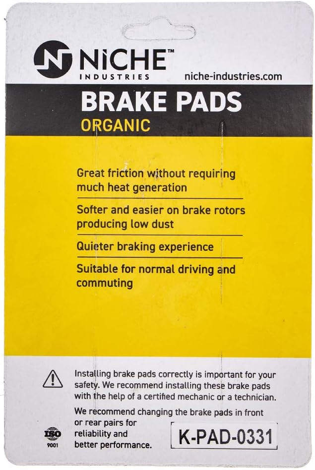 Brake Pad Set Organic Pack of 2 M299