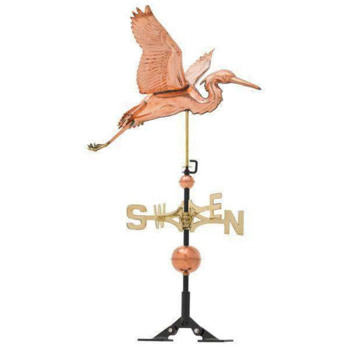 Verdigris Copper Heron Weathervane Y870