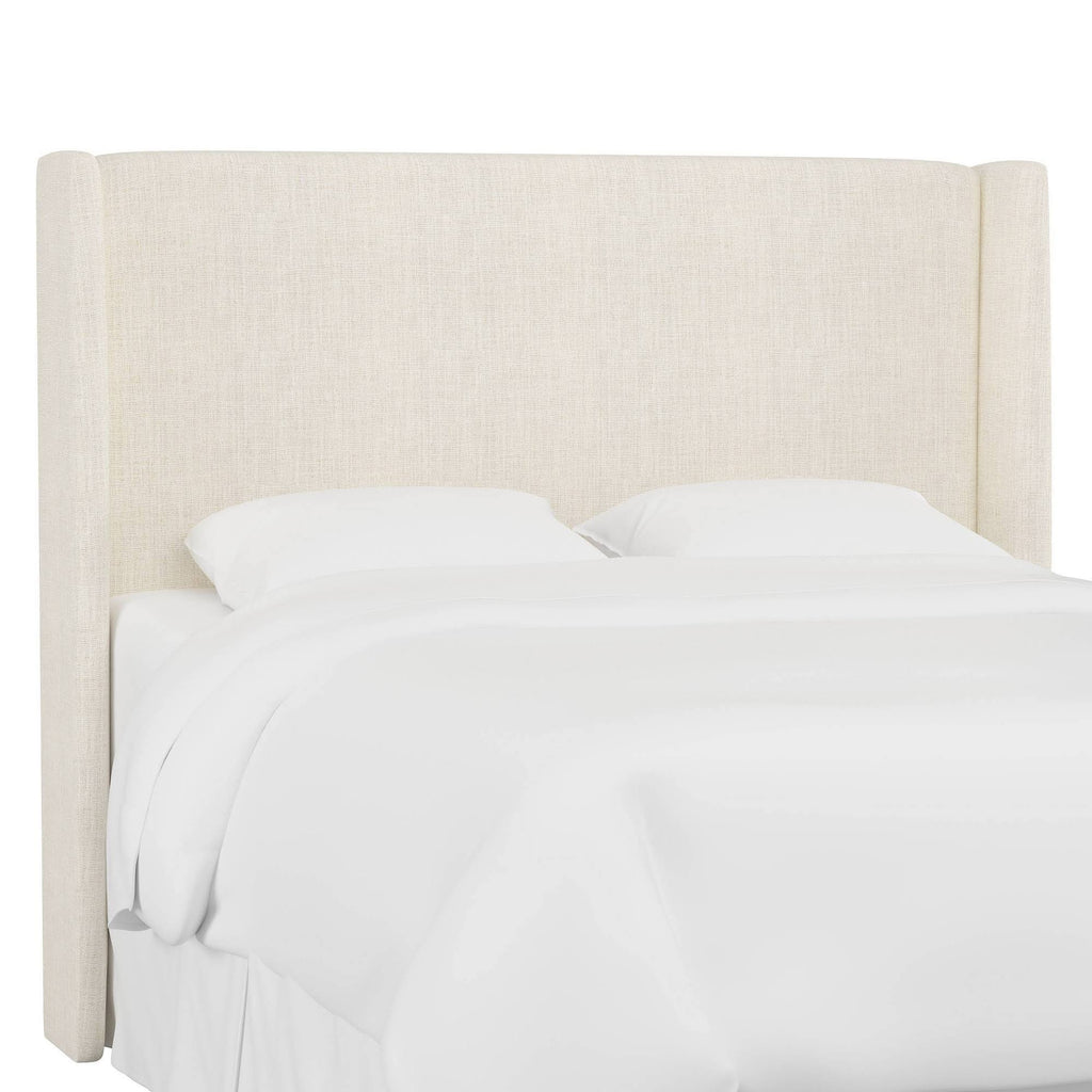 Linen Headboard, Full, Talc R226