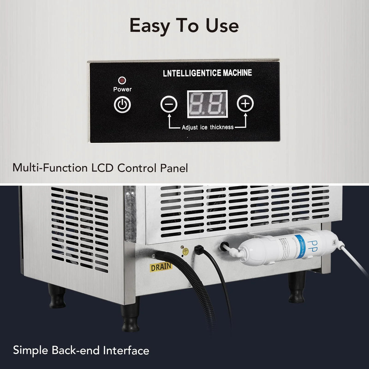 Commercial Stainless Steel Ice Maker W634