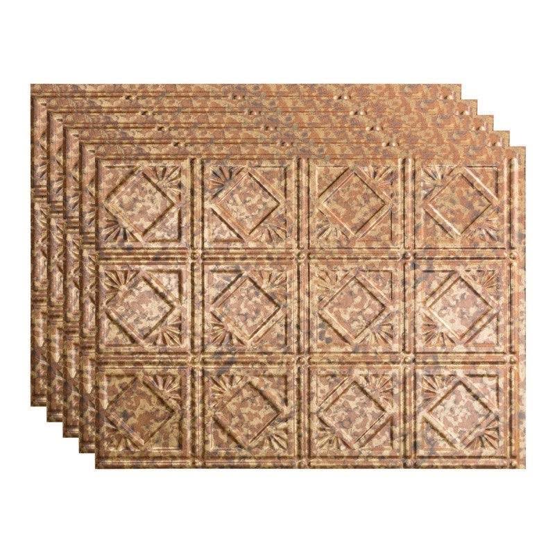 Cracked Copper Backsplash Kit E91694