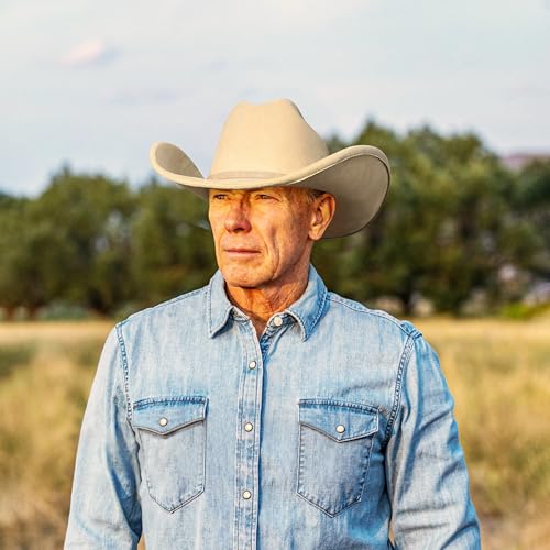 Felt Cowboy Hat with Shapeable Wide Brim F379