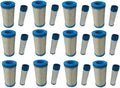 Pack of 9 Air Filters + 9 Pre Filters Combo U982785