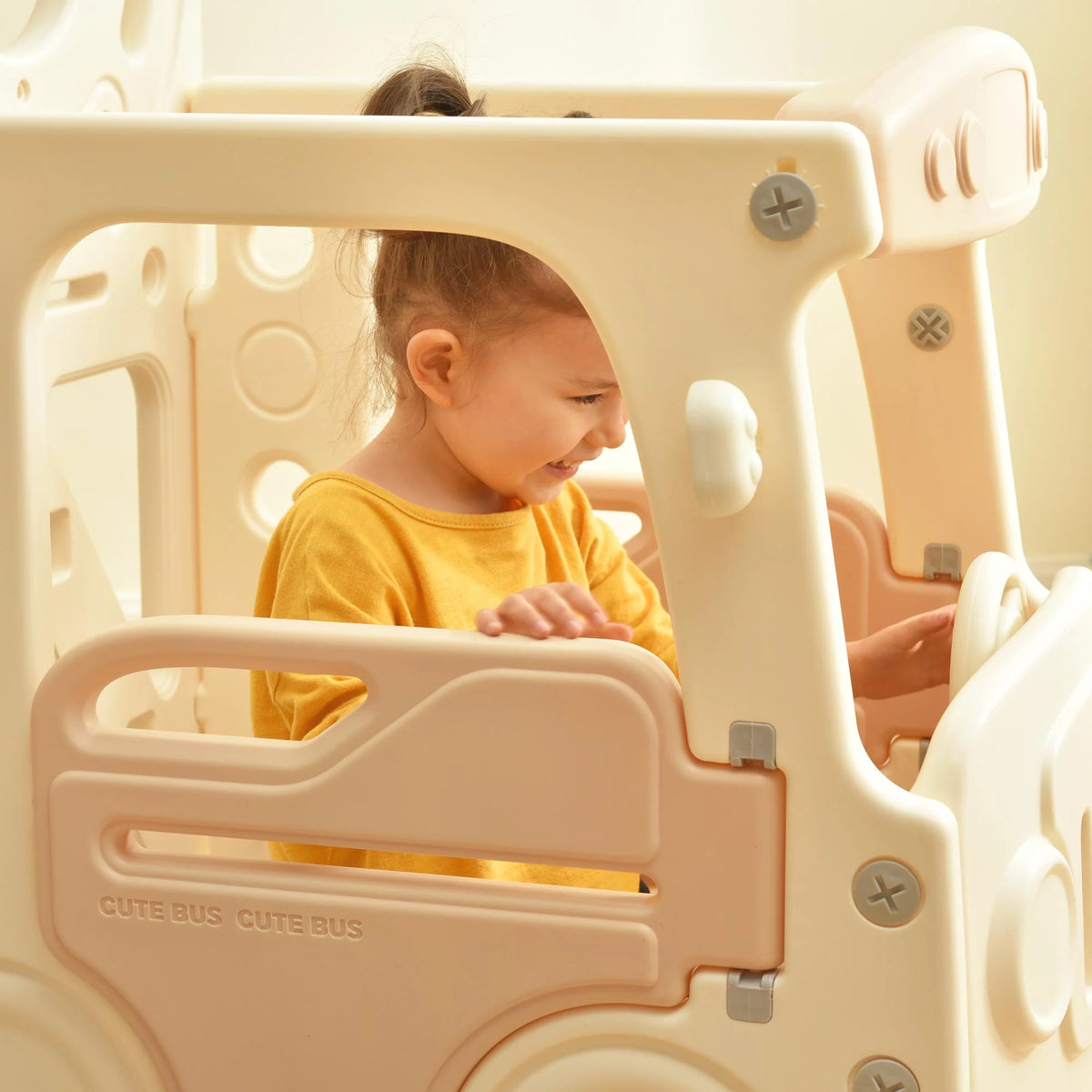 9 in 1 Kids Slide Playset with Basketball Hoop Y2915
