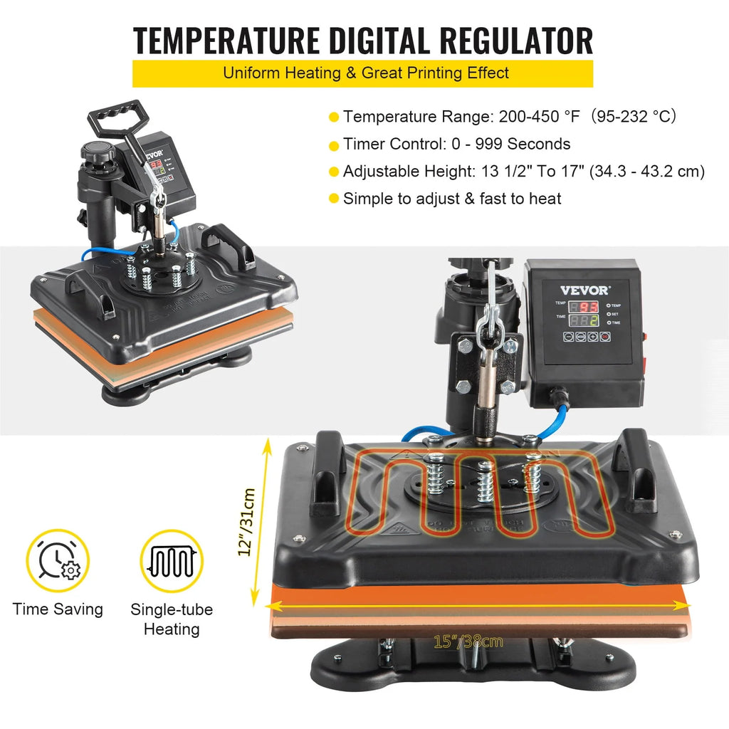 5 in 1 Digital Heat Press Machine J87254