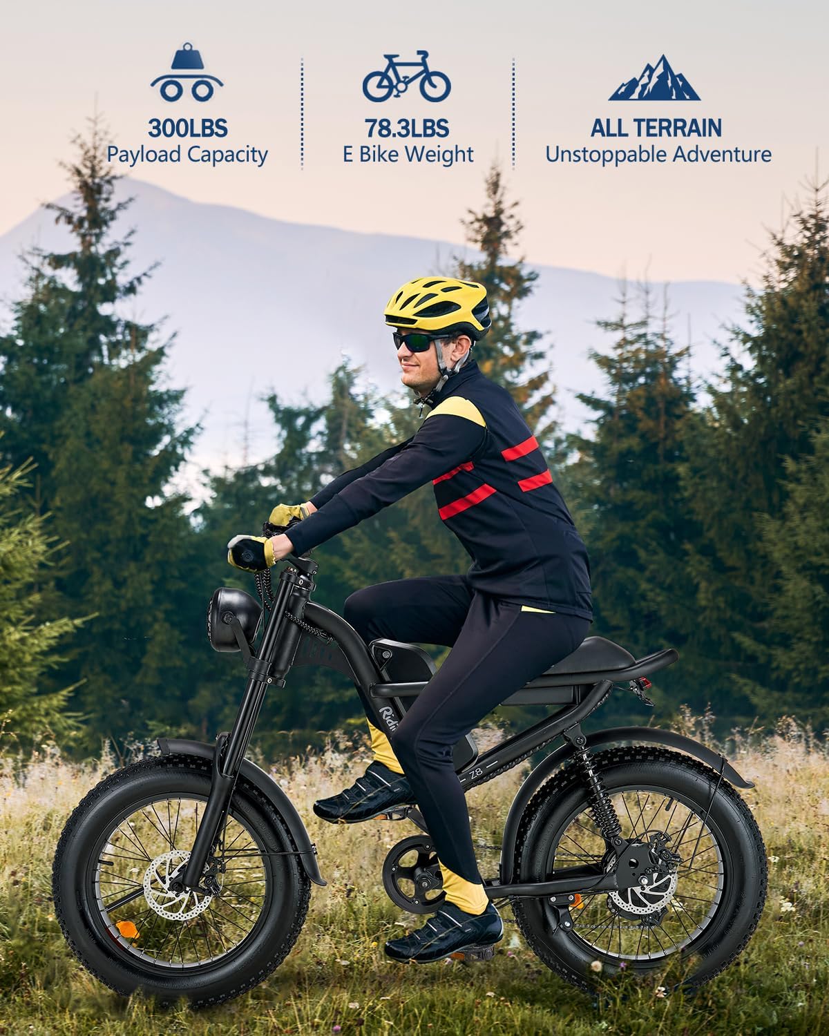 Retro 1500W Electric Bike with 20 Inch Fat Tire T32881