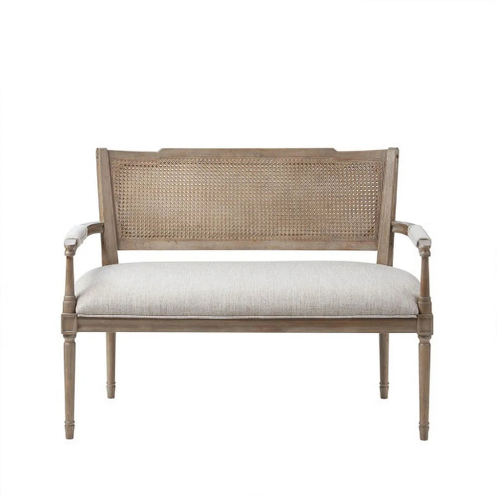 Beige Polyester Loveseat O721