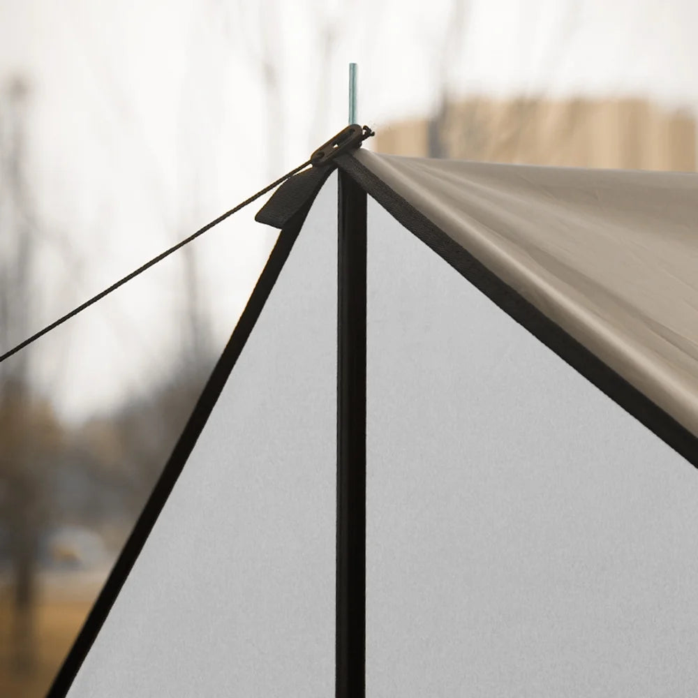 Waterproof Camping Tarp with Poles W256