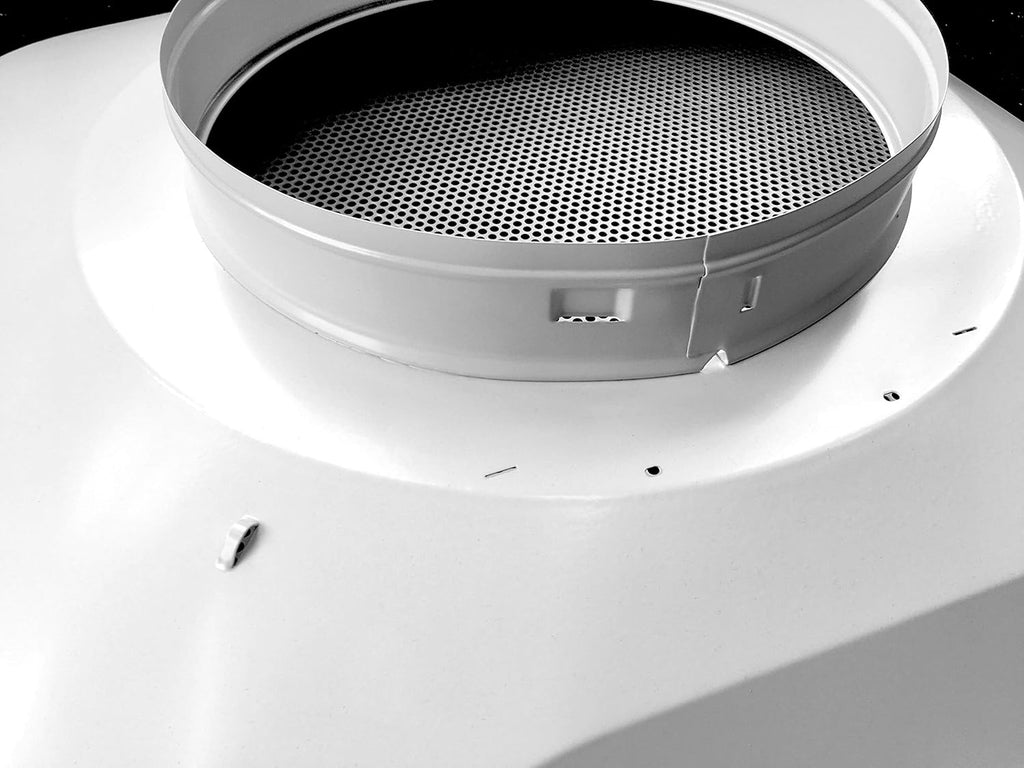 24 x 24 Metal Drop Ceiling Return Grill with 12 Collar Z7630
