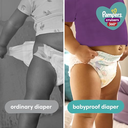 Size 5 Pull-On Disposable Baby Diapers 128 Count G9979