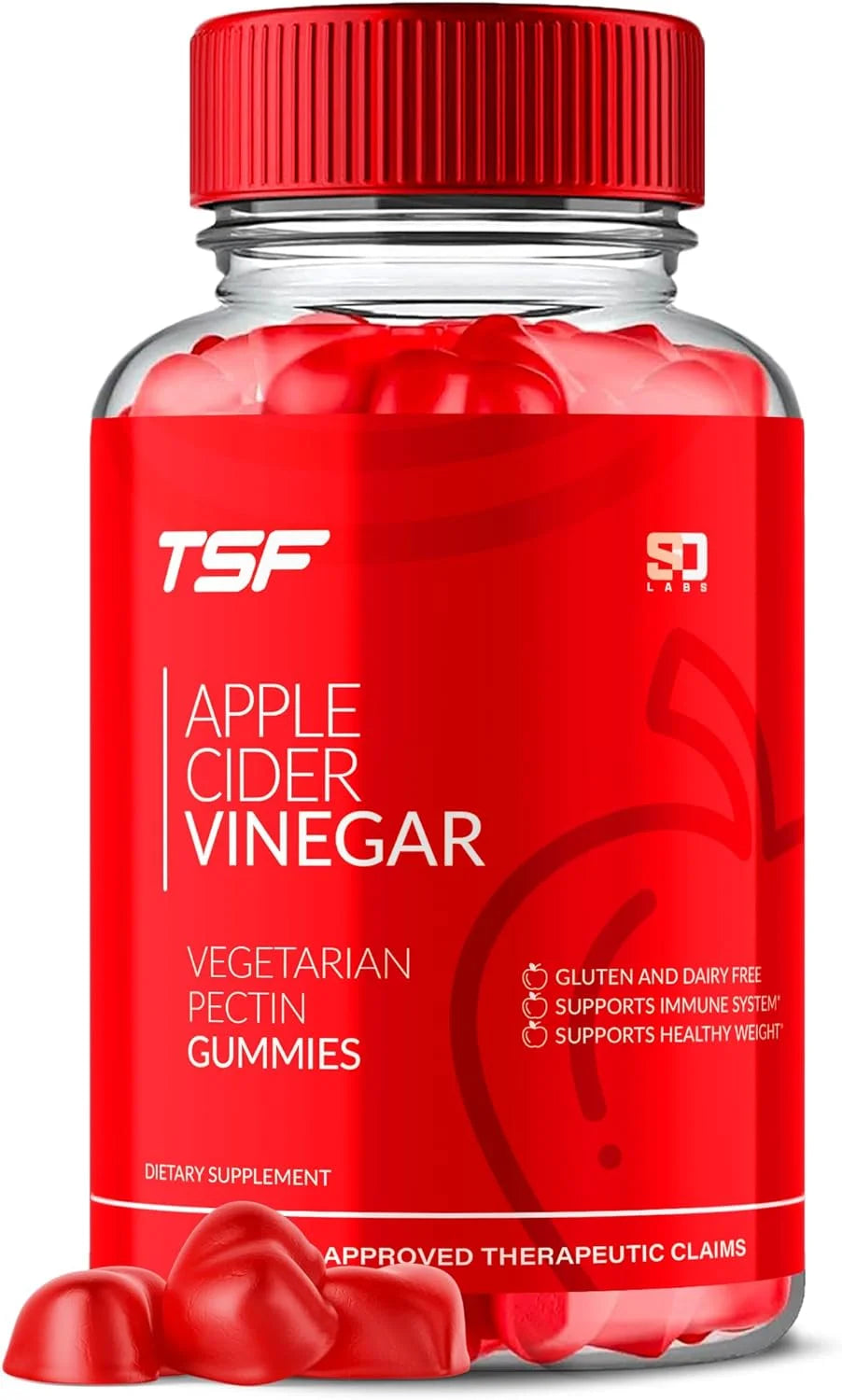Apple Cider Vinegar Dietary Supplement Gummies 60 Gummies W411704