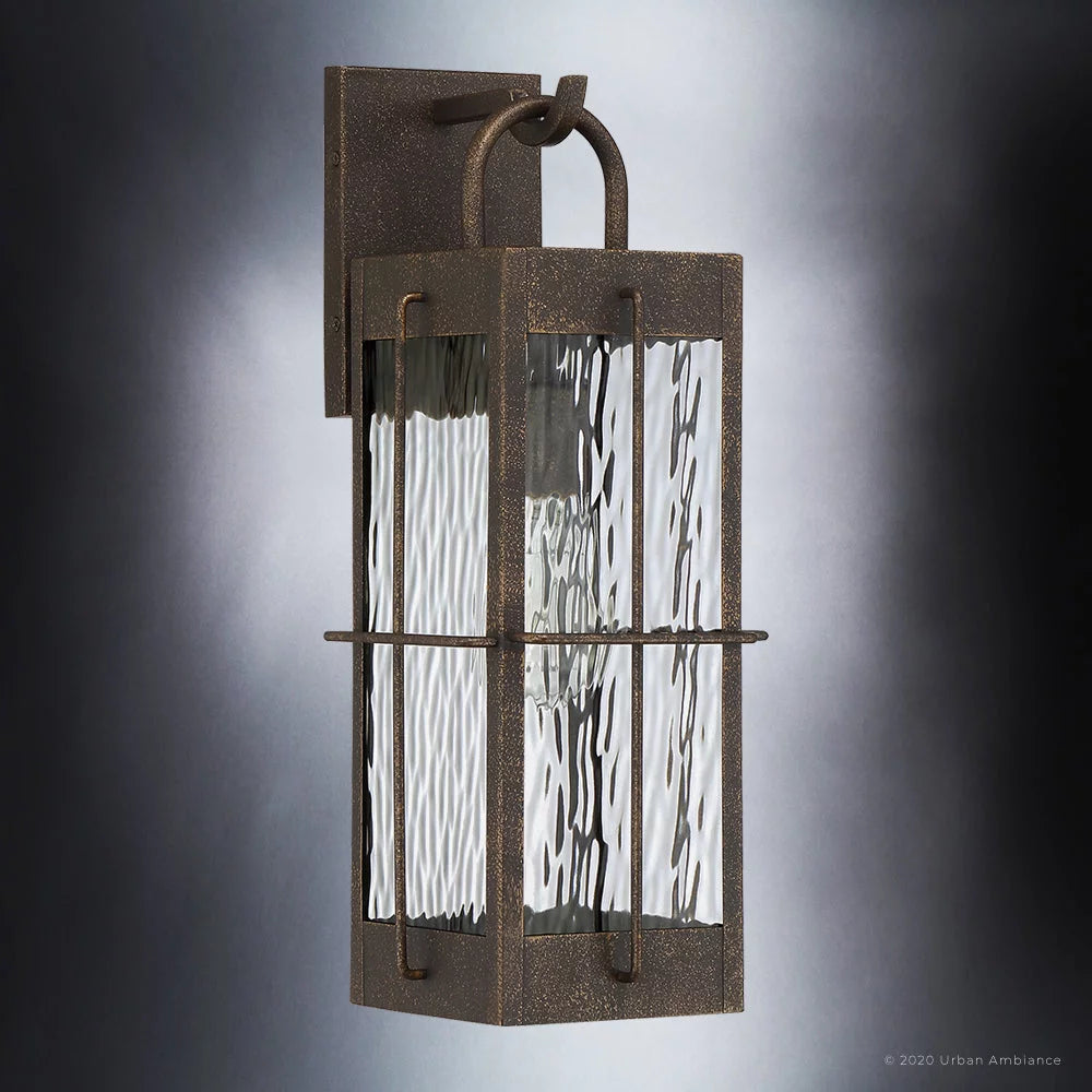 17.75''H x 7.00''W Urban Bronze Outdoor Wall Sconce H1761
