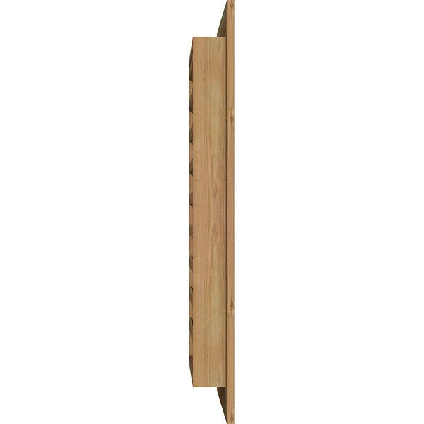 Unfinished Functional Rough Vertical Gable Vent C87362