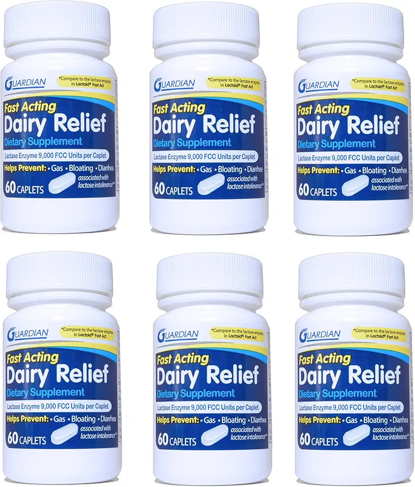 Fast Acting Lactose Intolerance Caplets 360CT D6549