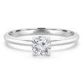 14K White Gold Solitaire Engagement Ring G68677