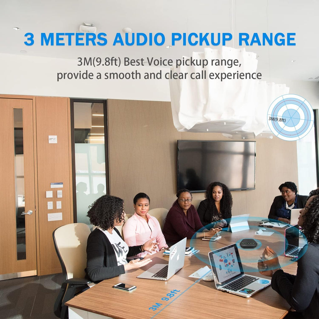 Bluetooth Conference Speakerphone with 4 Mics L955