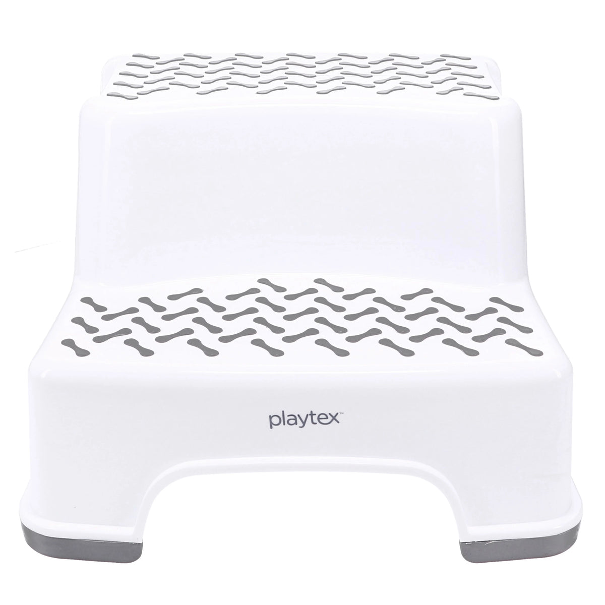 White 2-Tier Plastic Step Stool R1143
