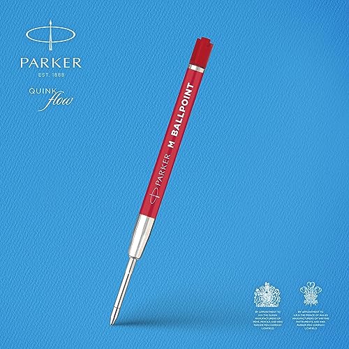 Medium Tip Red Ballpoint Pen Refill 2 Count N59492