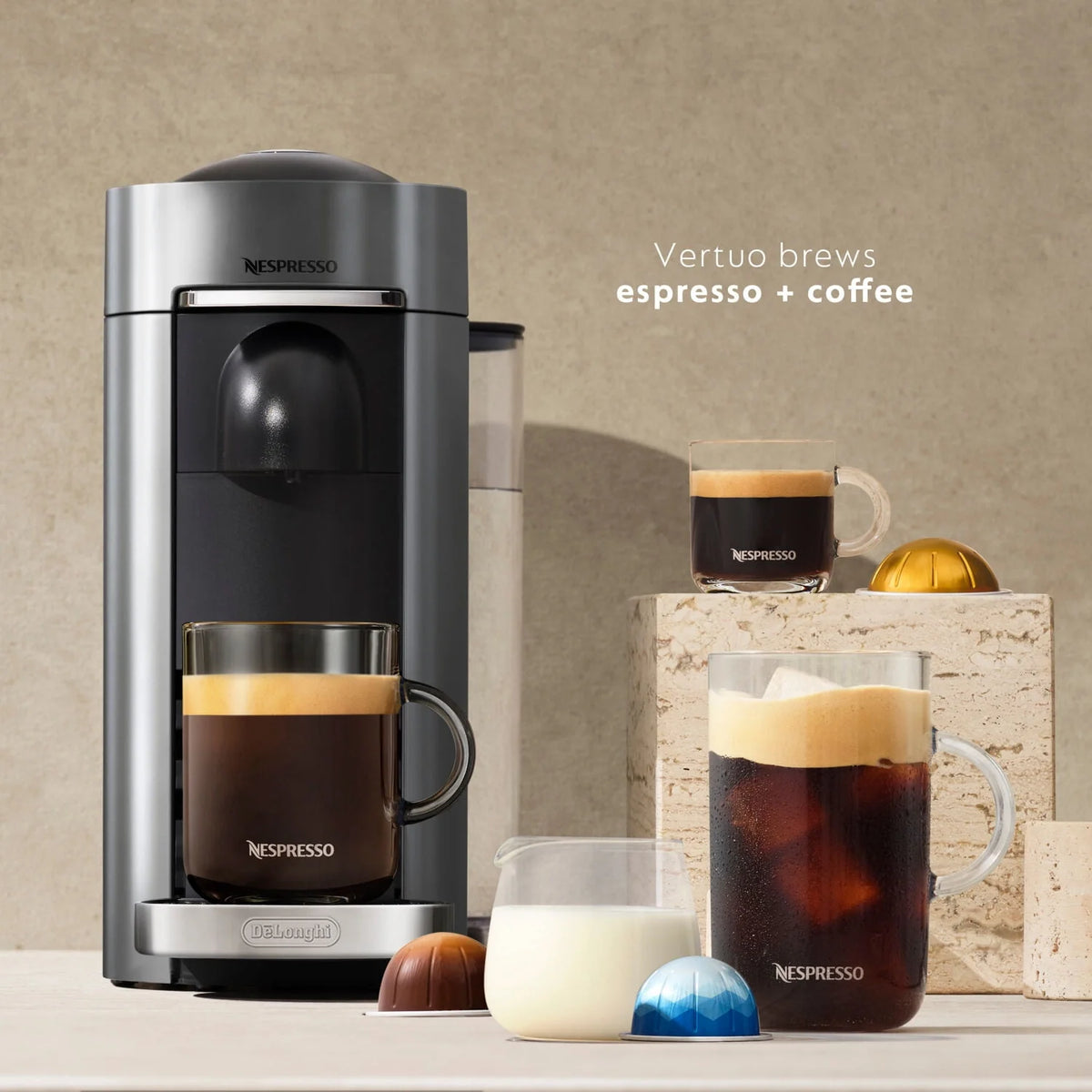 Coffee & Espresso Machine with Aerocinno A470012
