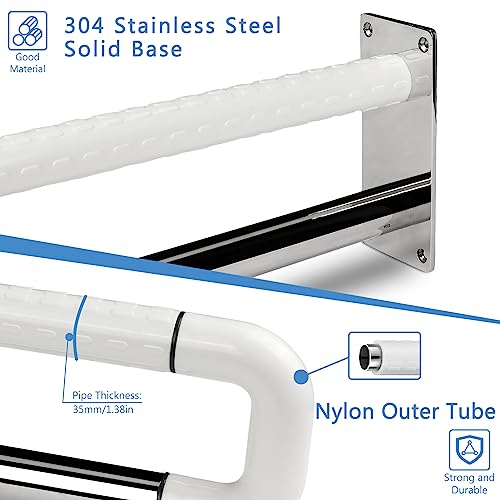 23.6 Inch Anti Slip Bathroom Grab Bar E609089