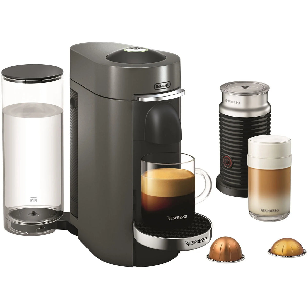 Coffee & Espresso Machine with Aerocinno A470012