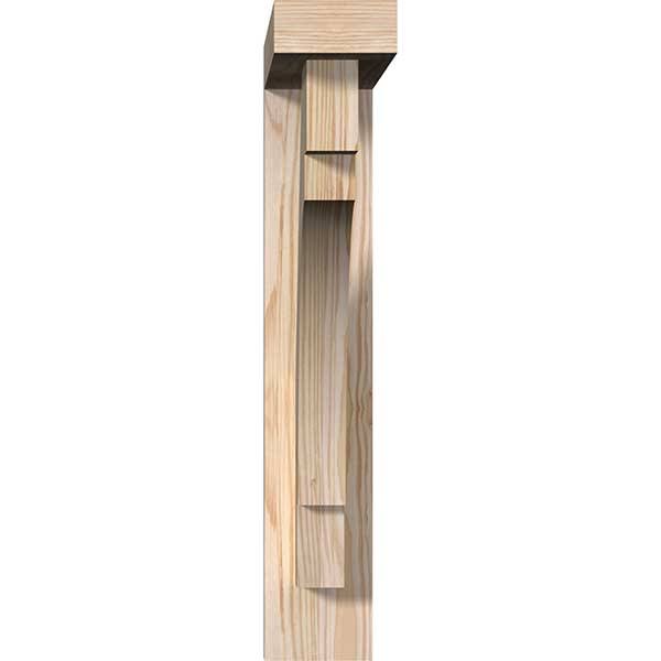 Douglas Fir Smooth Bracket with Offset Brace F954602