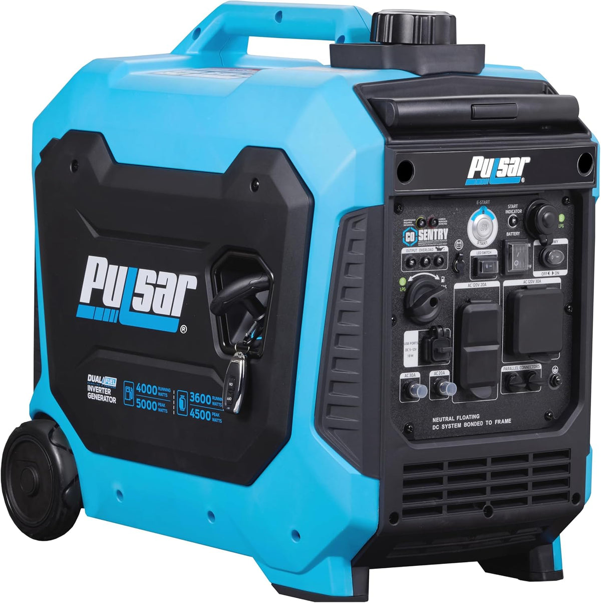 Dual Fuel Portable Inverter Generator with Remote Start G899278