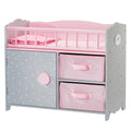 Baby Doll Crib with Cabinet and Cubby L685
