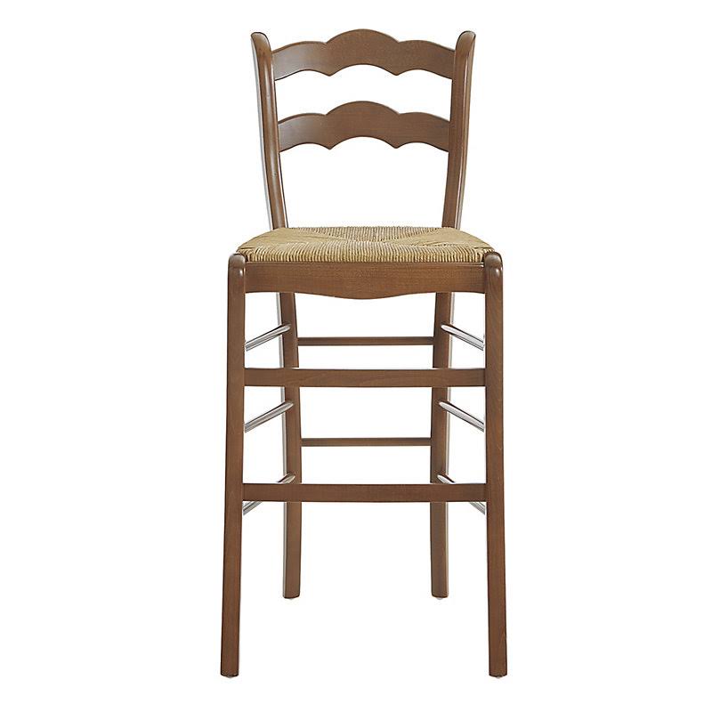 Barstool with Rush Seat L542626