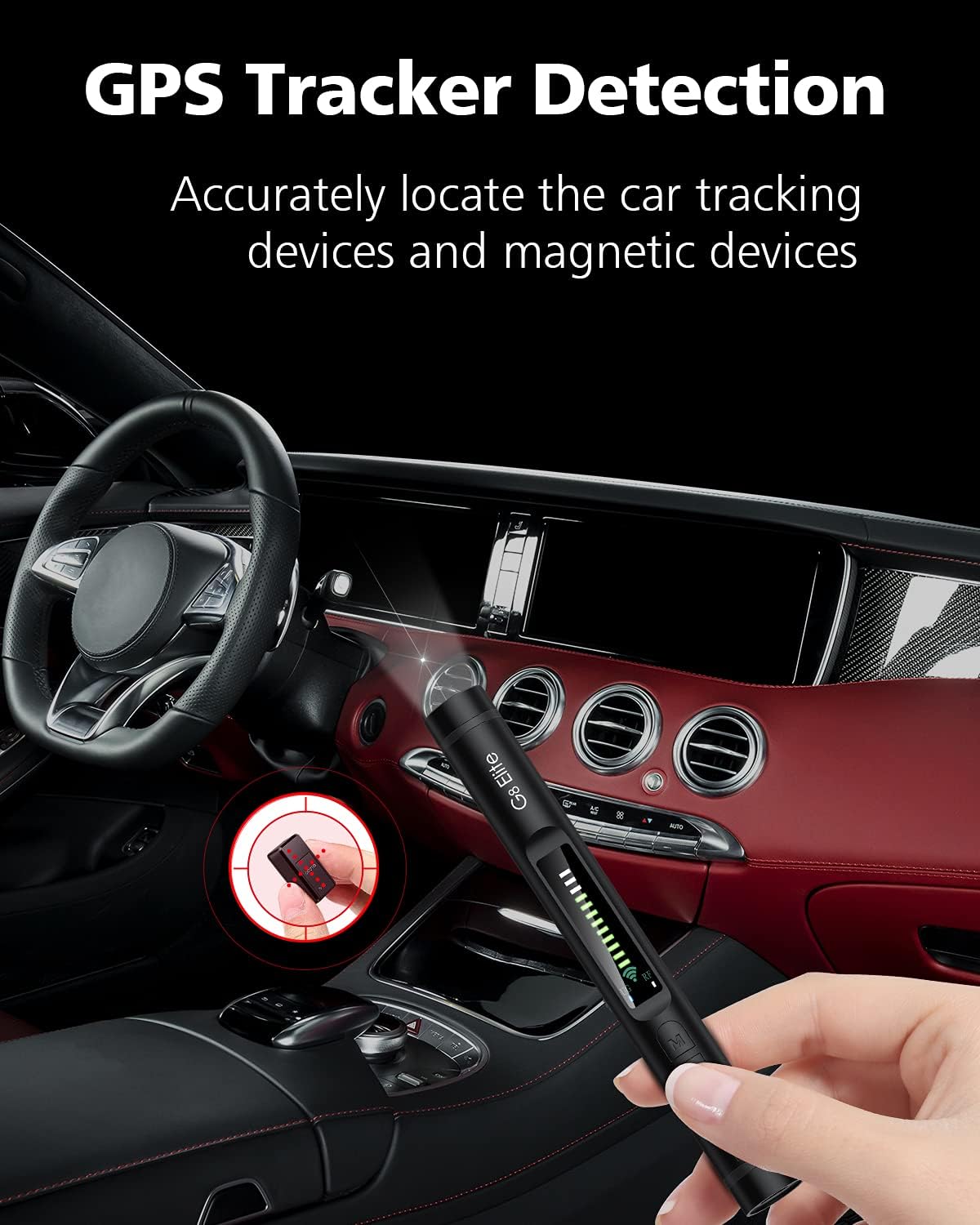Portable Wireless Hidden Camera Detector with 12 Levels Sensitivity P719